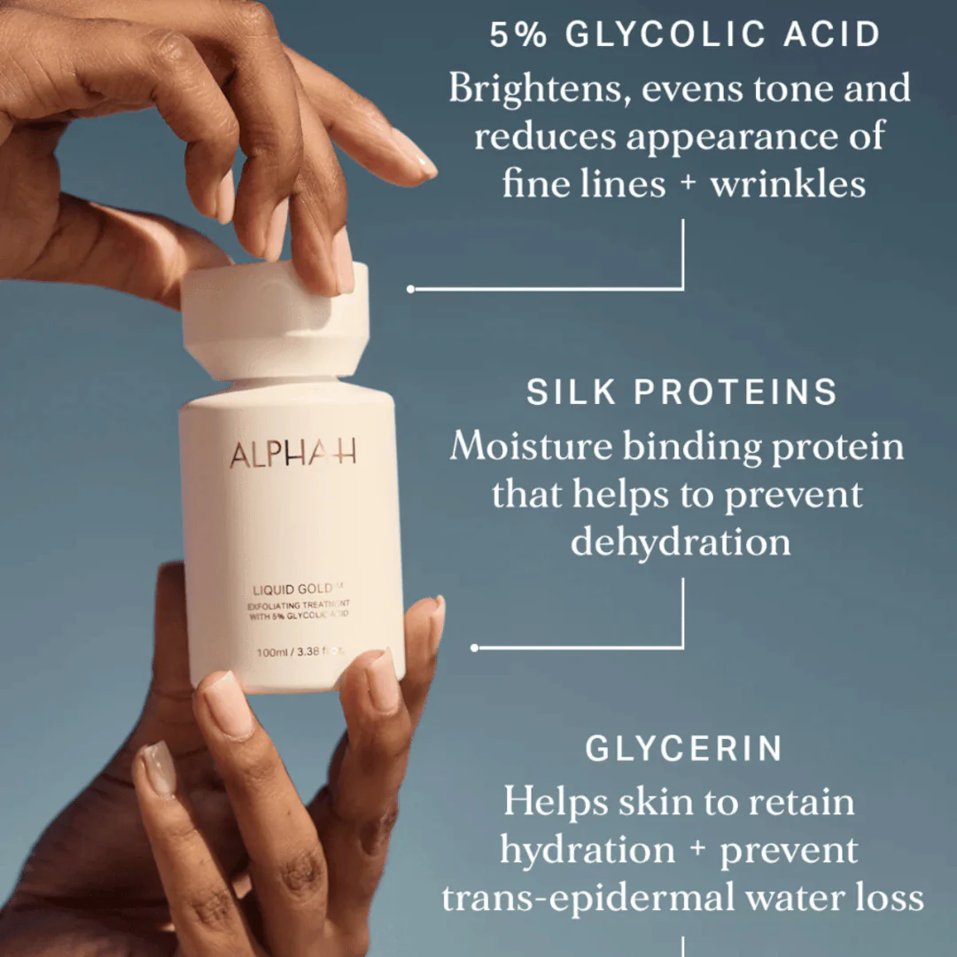 Alpha-H Liquid Gold Exfoliating Treatment with 5% Glycolic Acid - Image 5