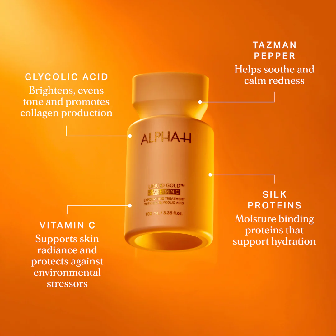 Alpha-H Liquid Gold Exfoliating Treatment with Vitamin C - Image 2