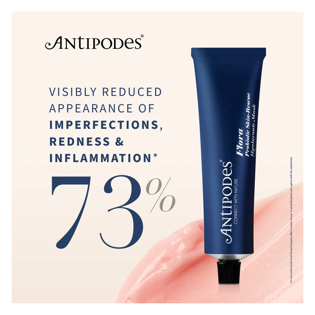 Antipodes Flora Probiotic Skin Rescue Hyaluronic Mask - Image 3