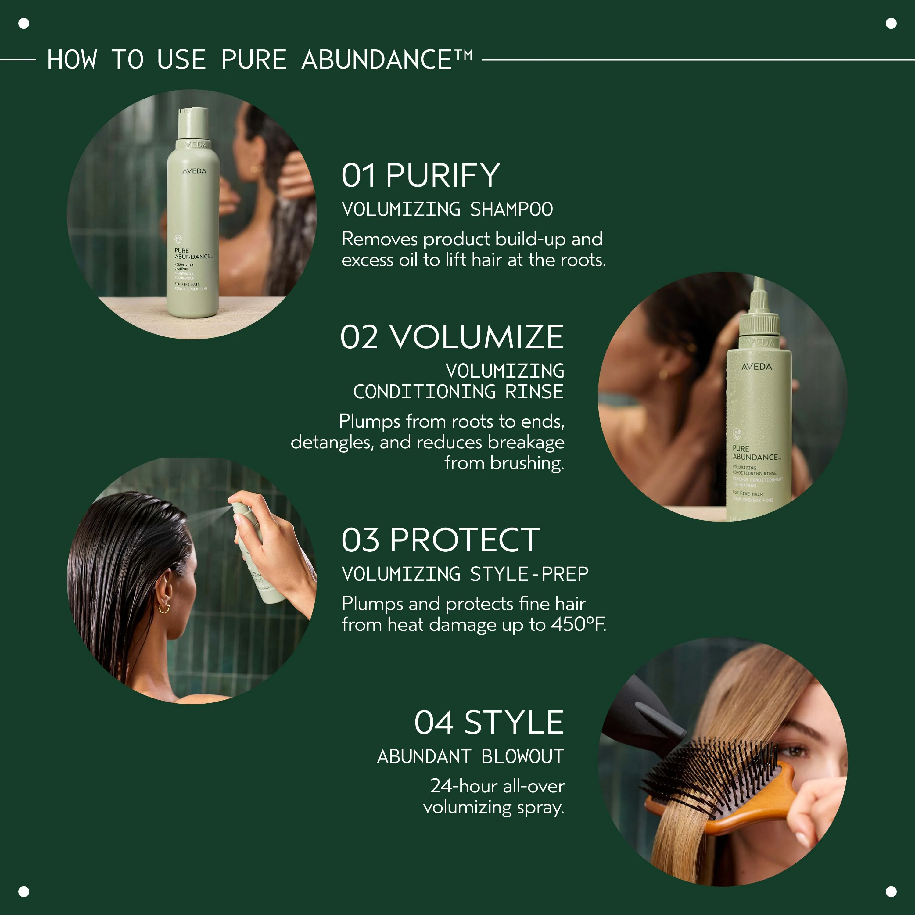 Aveda Pure Abundance Volumizing Shampoo - Image 4