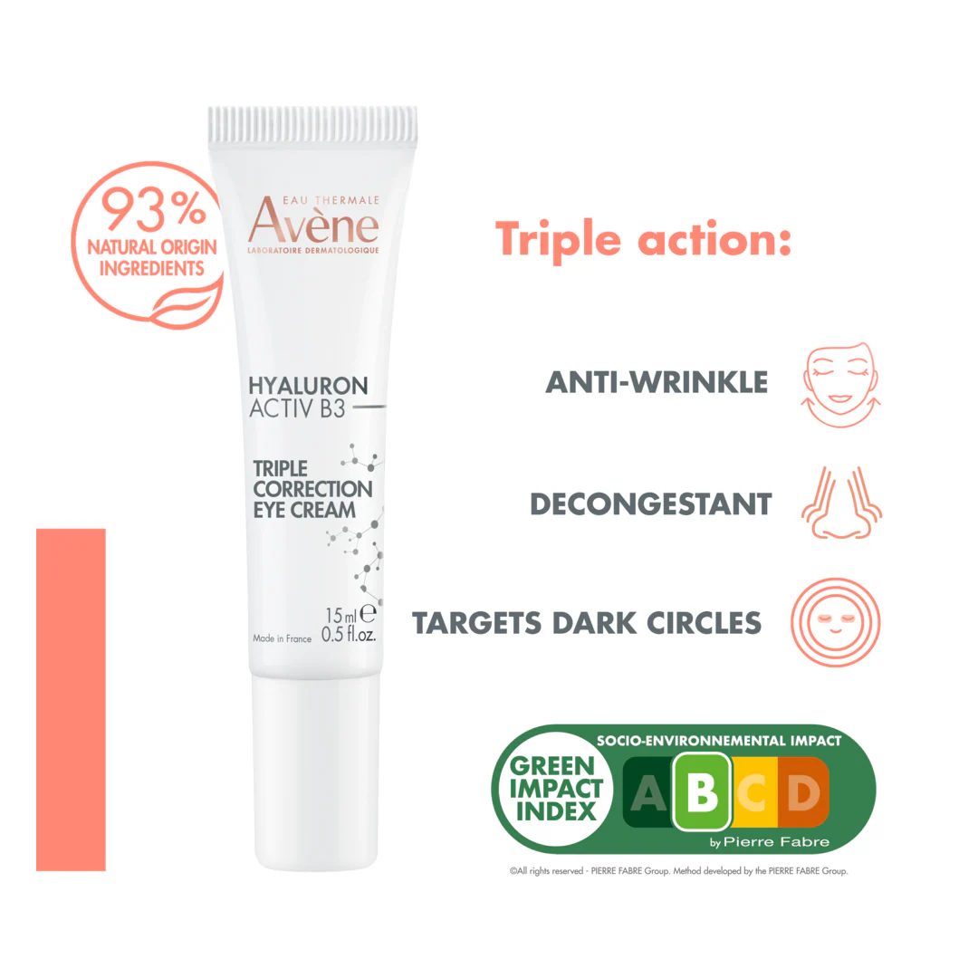 Avene Hyaluron Activ B3 Triple Correction Eye Cream - Image 3