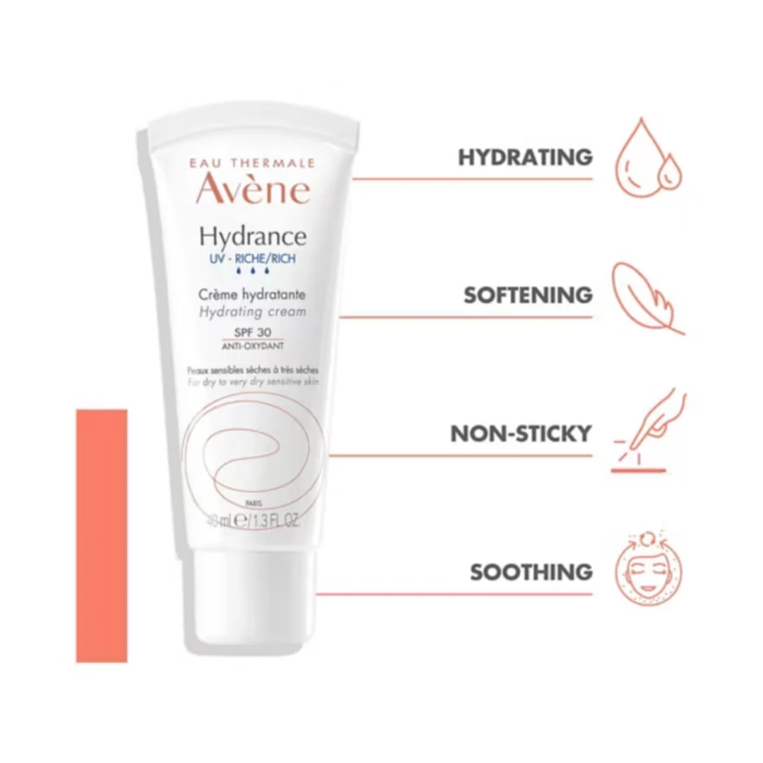 Avene Hydrance UV Rich Hydrating Cream SPF30 - Image 5