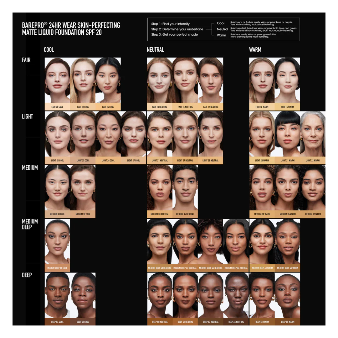 bareMinerals BarePro 24HR Wear Skin-Perfecting Matte Liquid Foundation SPF20 - Image 121
