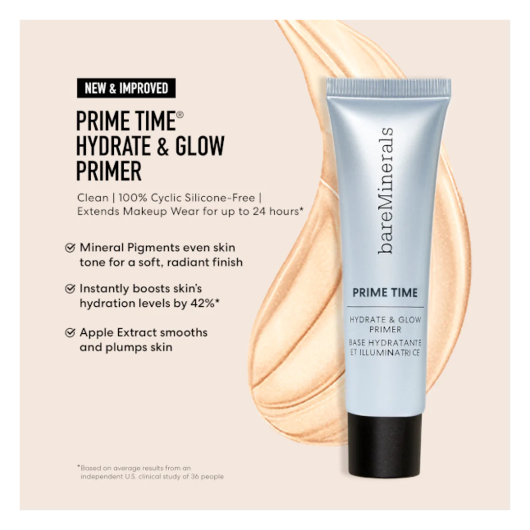 bareMinerals Prime Time Hydrate & Glow Primer - Image 3