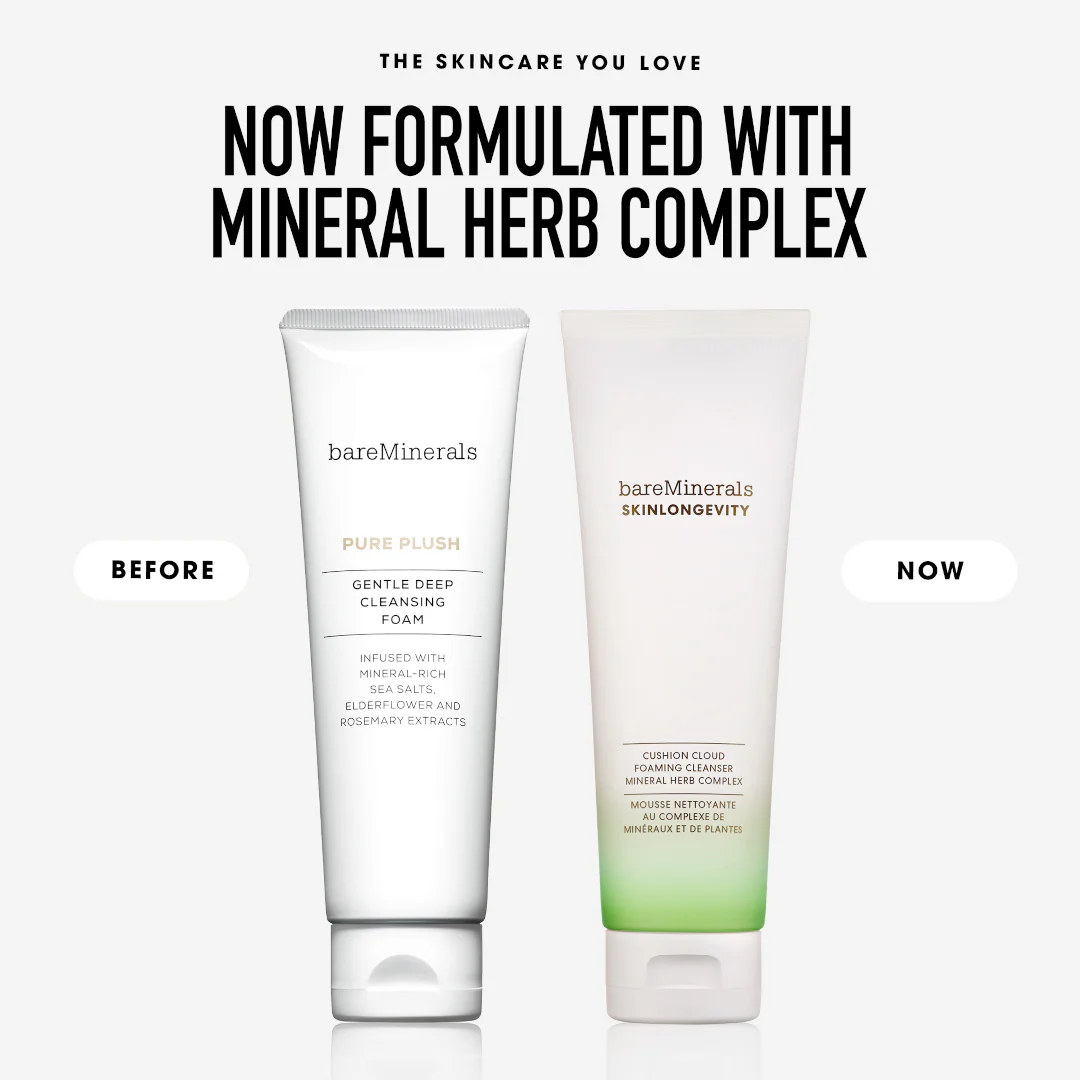 bareMinerals SkinLongevity Cushion Cloud Foaming Cleanser - Image 5