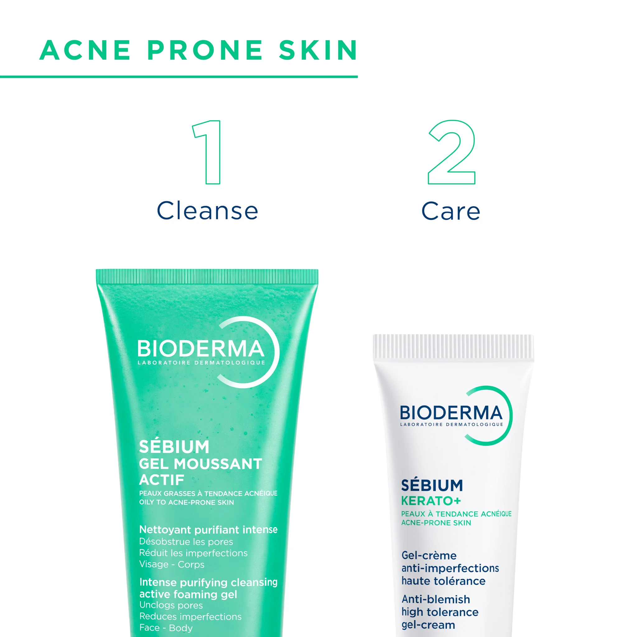 Bioderma Sebium Kerato + Anti Blemish High Tolerance Gel-Cream - Image 5