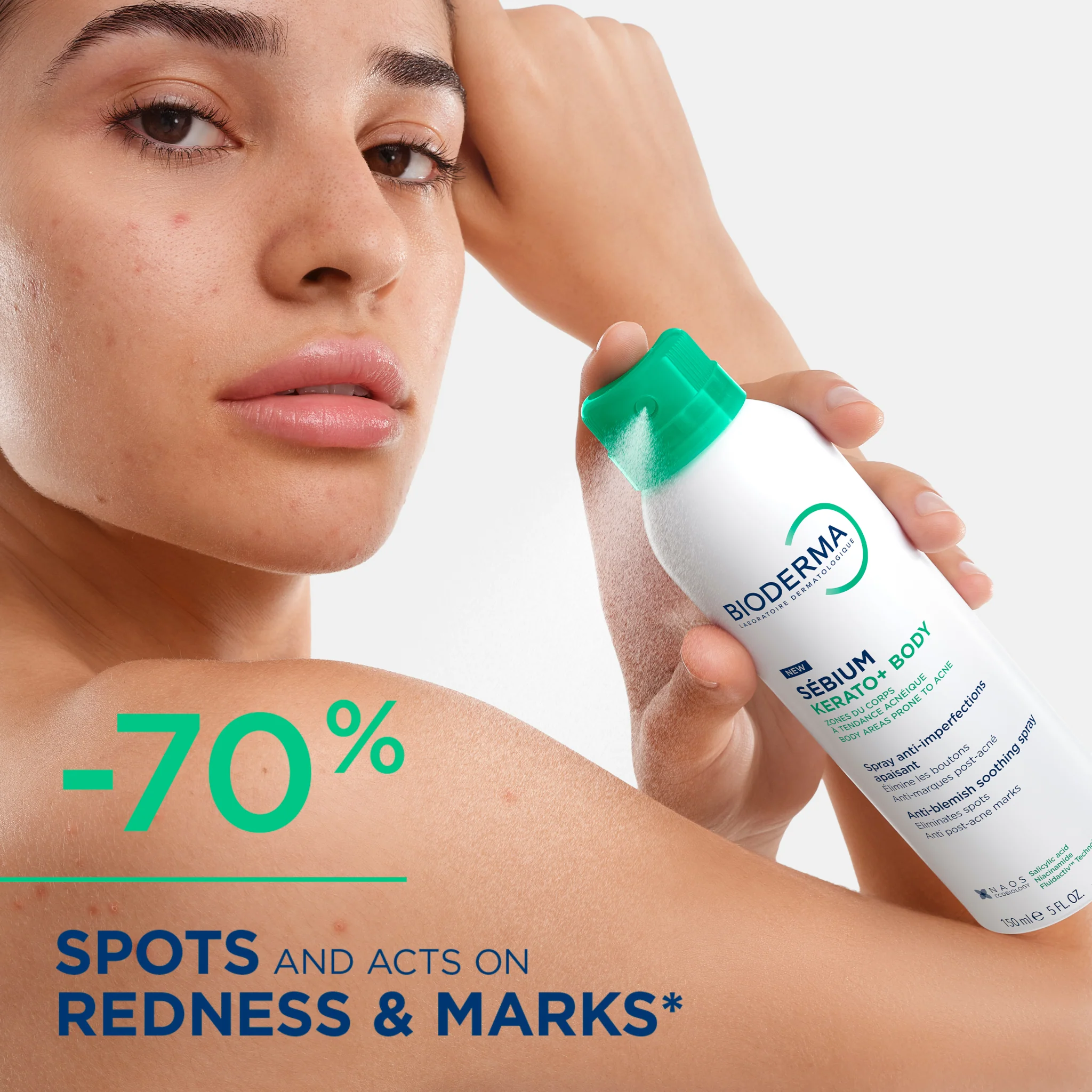 Bioderma Sebium Kerato+ Body Anti Blemish Spray - Image 2