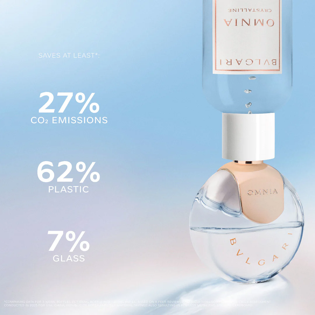 BVLGARI Omnia Crystalline Eau de Toilette Refill - Image 4