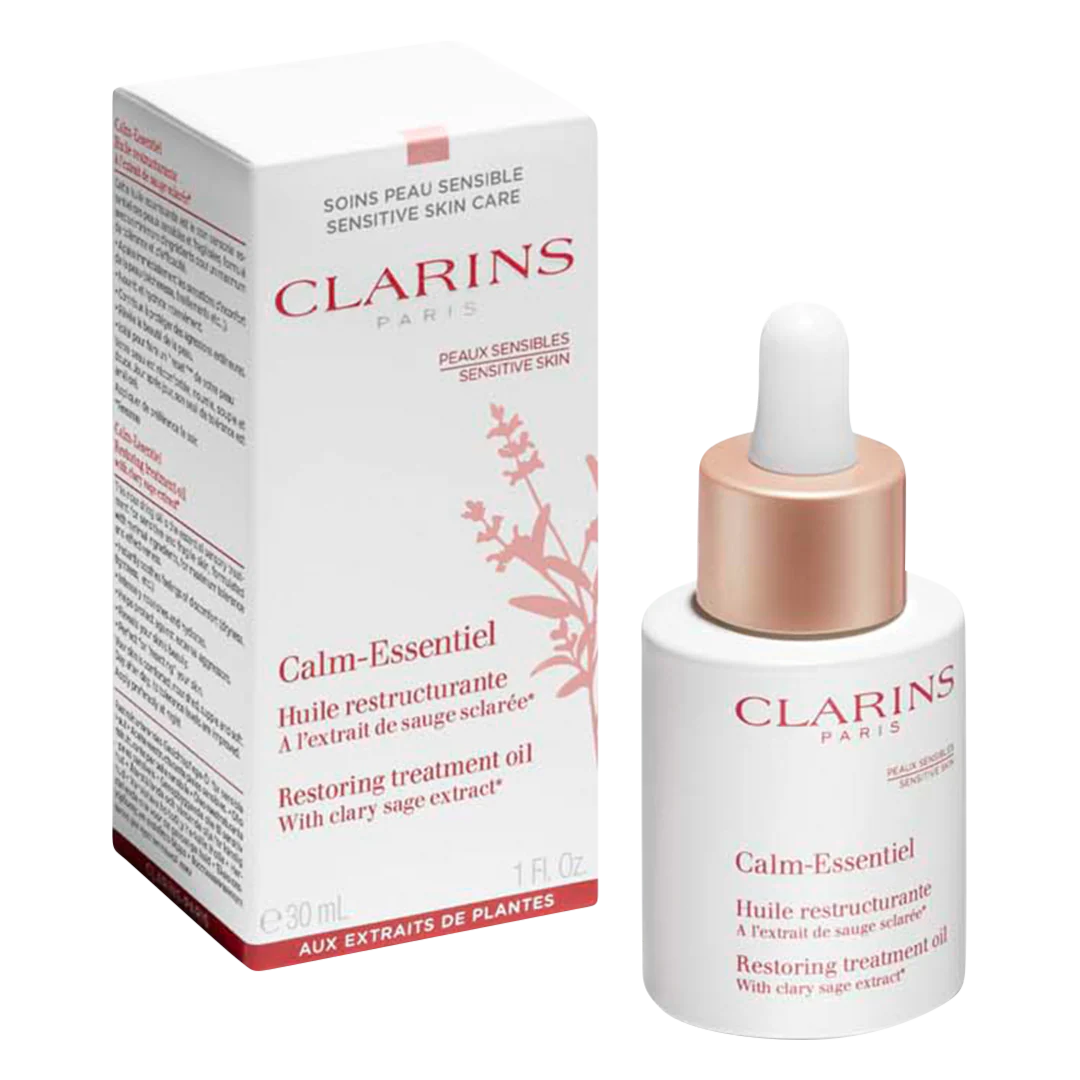 Clarins Calm-Essentiel Restoring Treatment Oil - Image 3