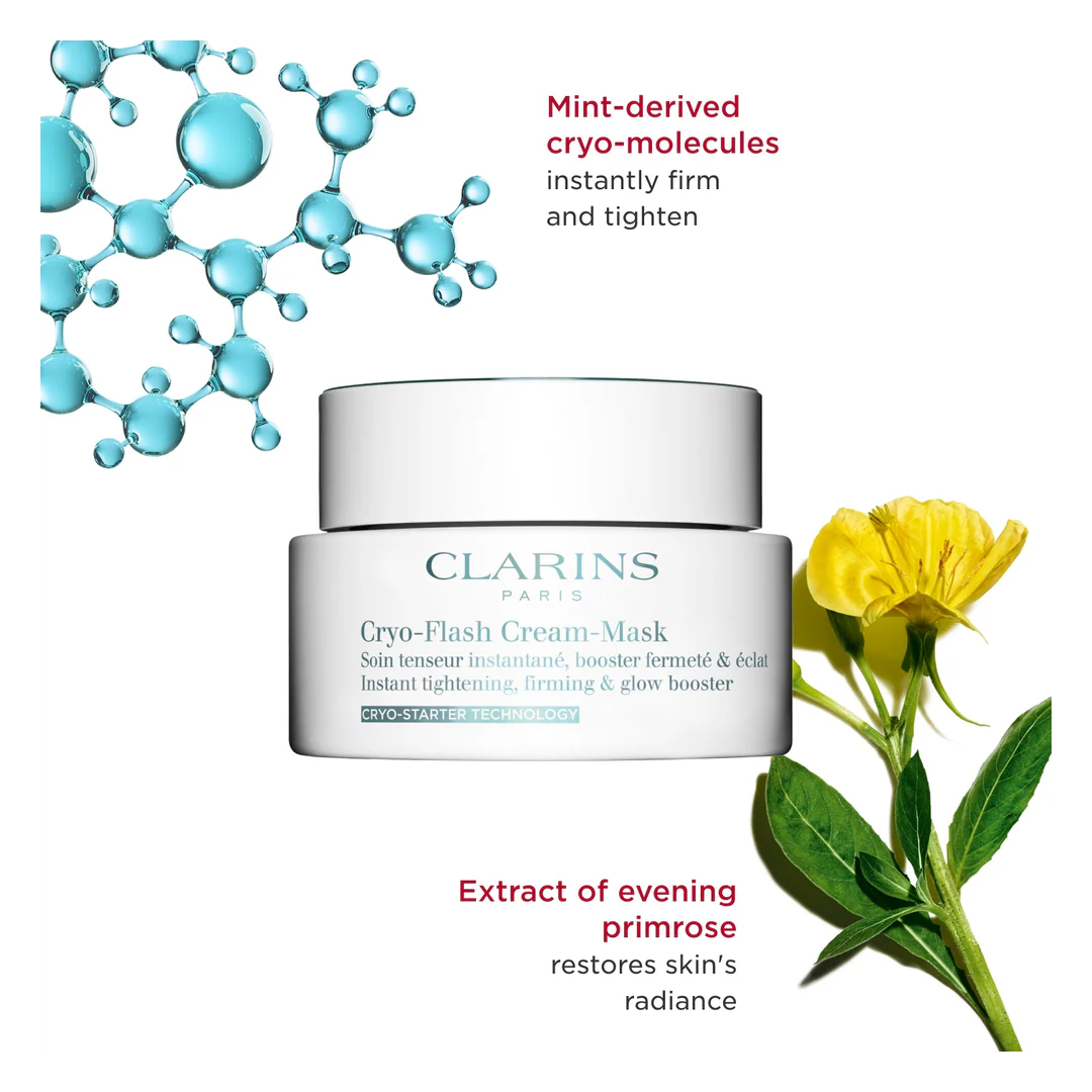 Clarins Cryo-Flash Cream Mask - Image 8