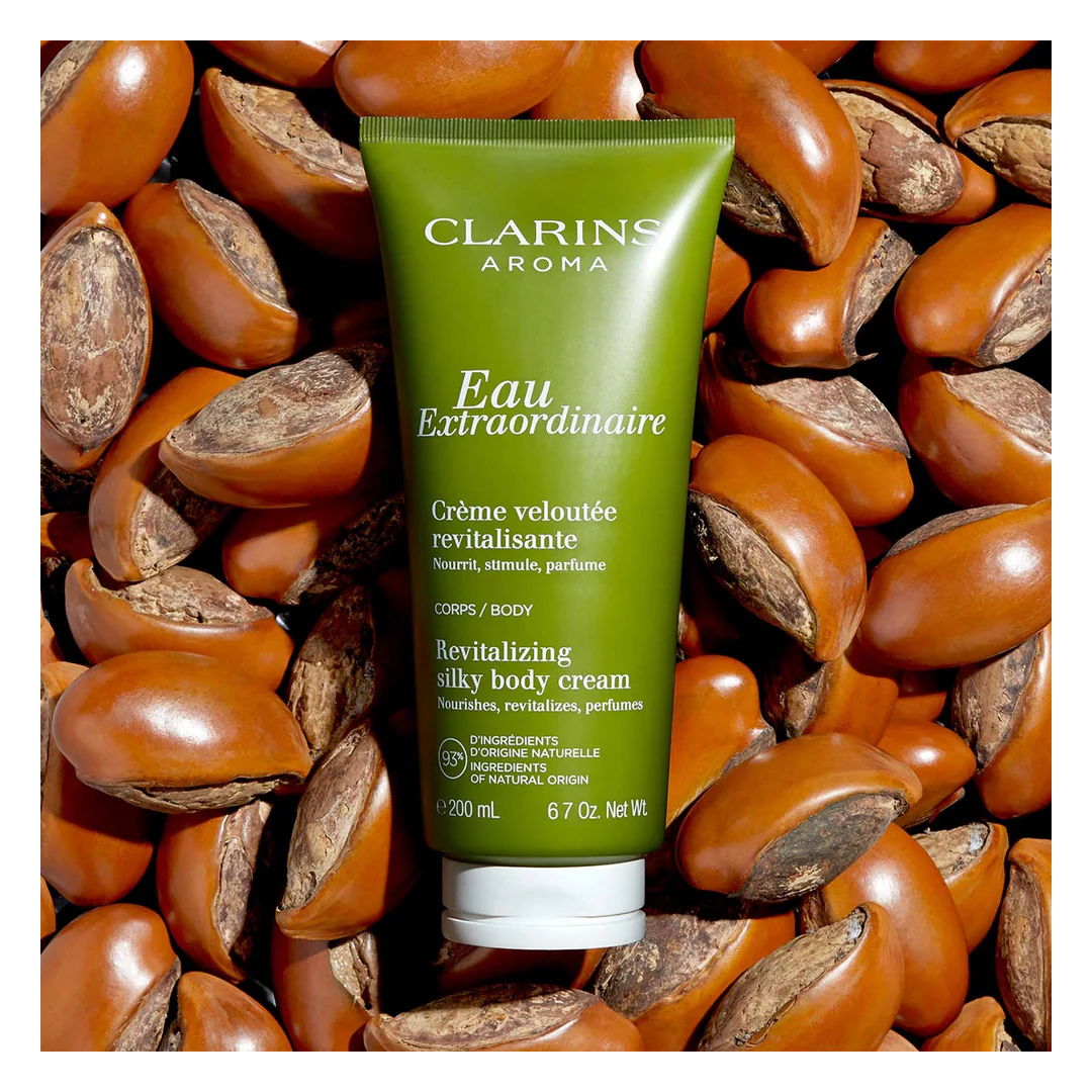 Clarins Eau Extraordinaire Revitalising Silky Body Cream - Image 4