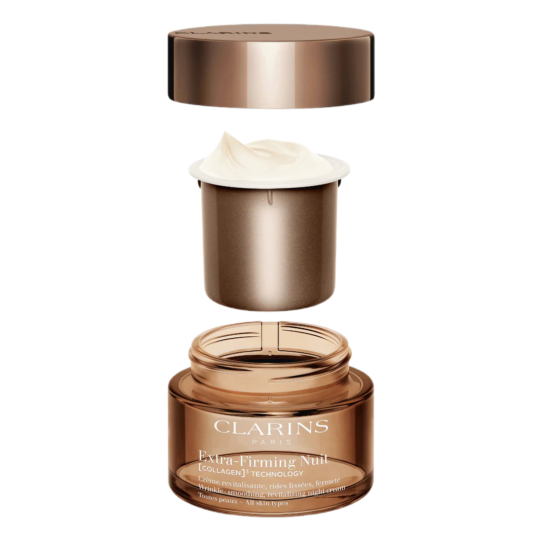 Clarins Extra-Firming Revitalizing Night Cream - All Skin Types 50ml Refill - Image 2