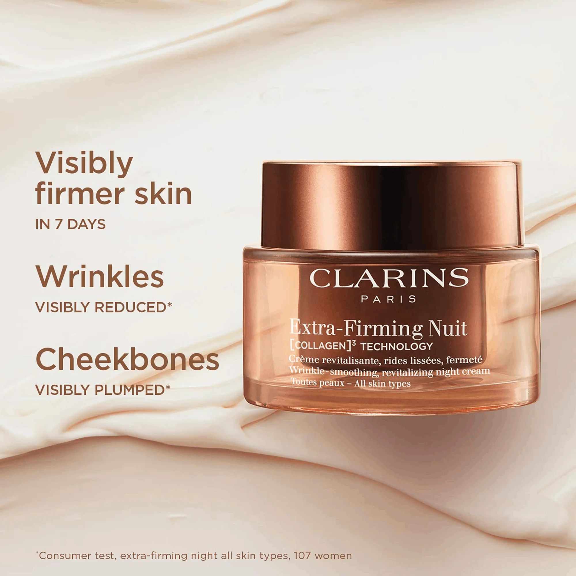 Clarins Extra-Firming Revitalizing Night Cream - Dry Skin - Image 4