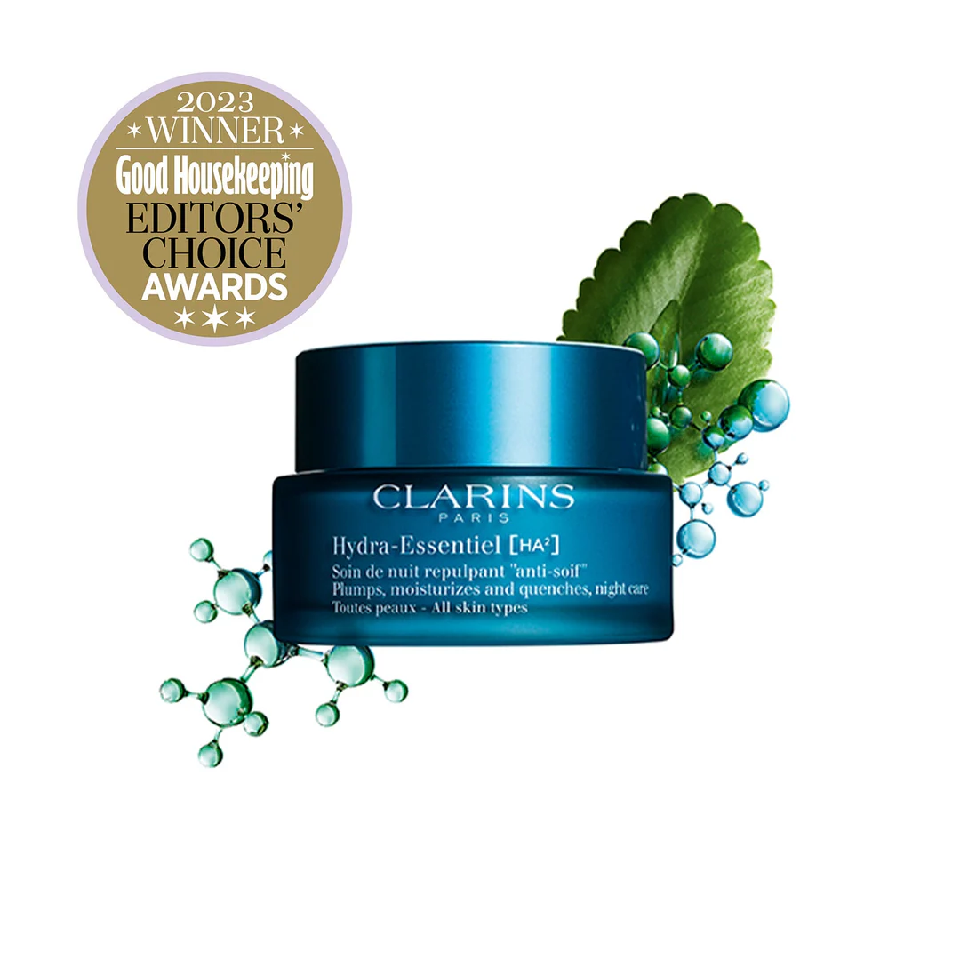 Clarins Hydra-Essentiel [HA²] Night Cream - All Skin Types - Image 2
