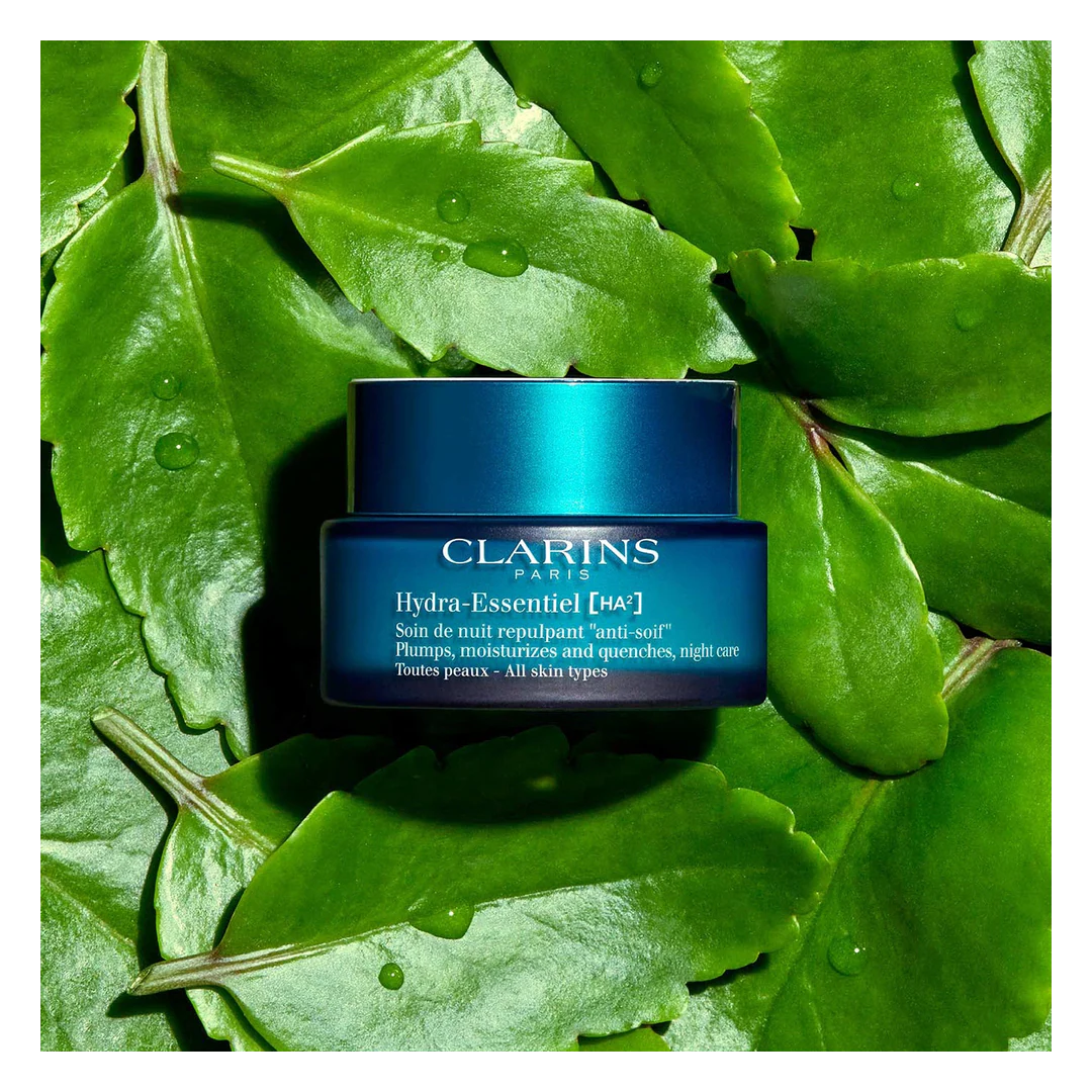 Clarins Hydra-Essentiel [HA²] Night Cream - All Skin Types - Image 6