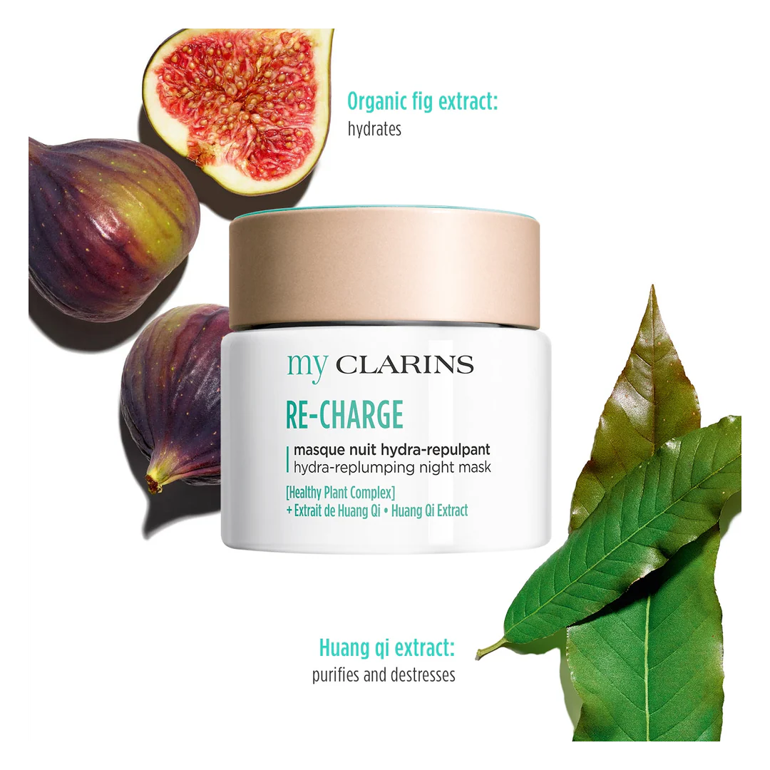 Clarins My Clarins Re-Charge Hydra-Replumping Night Mask - Image 2