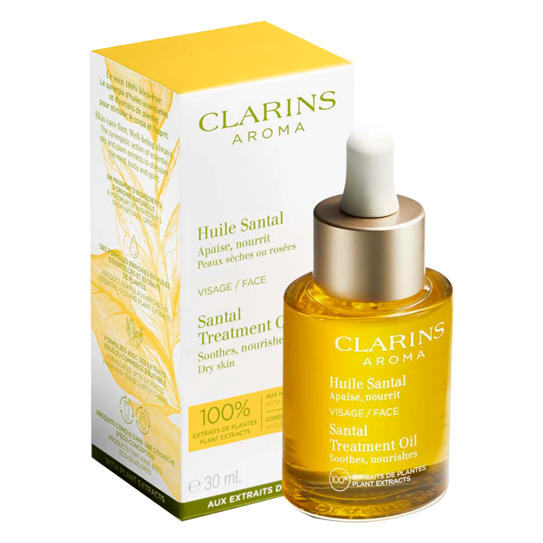 Clarins Santal Face Treatment Oil - Dry Skin - Image 3