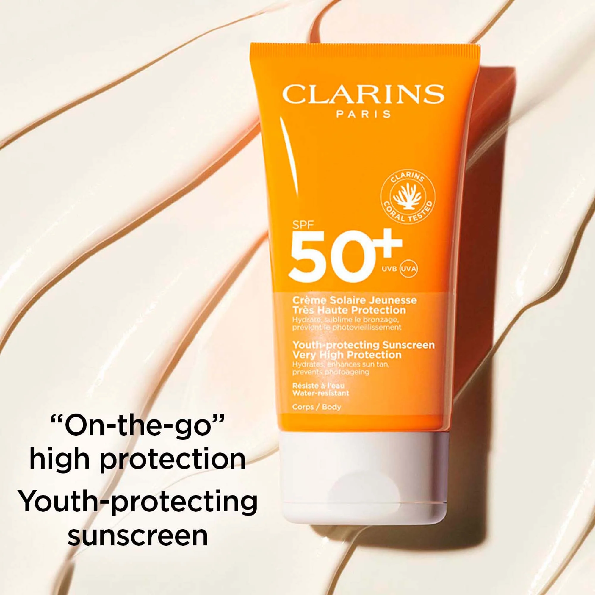 Clarins Youth-protecting Sunscreen Very High Protection for Body SPF50+ - Image 4