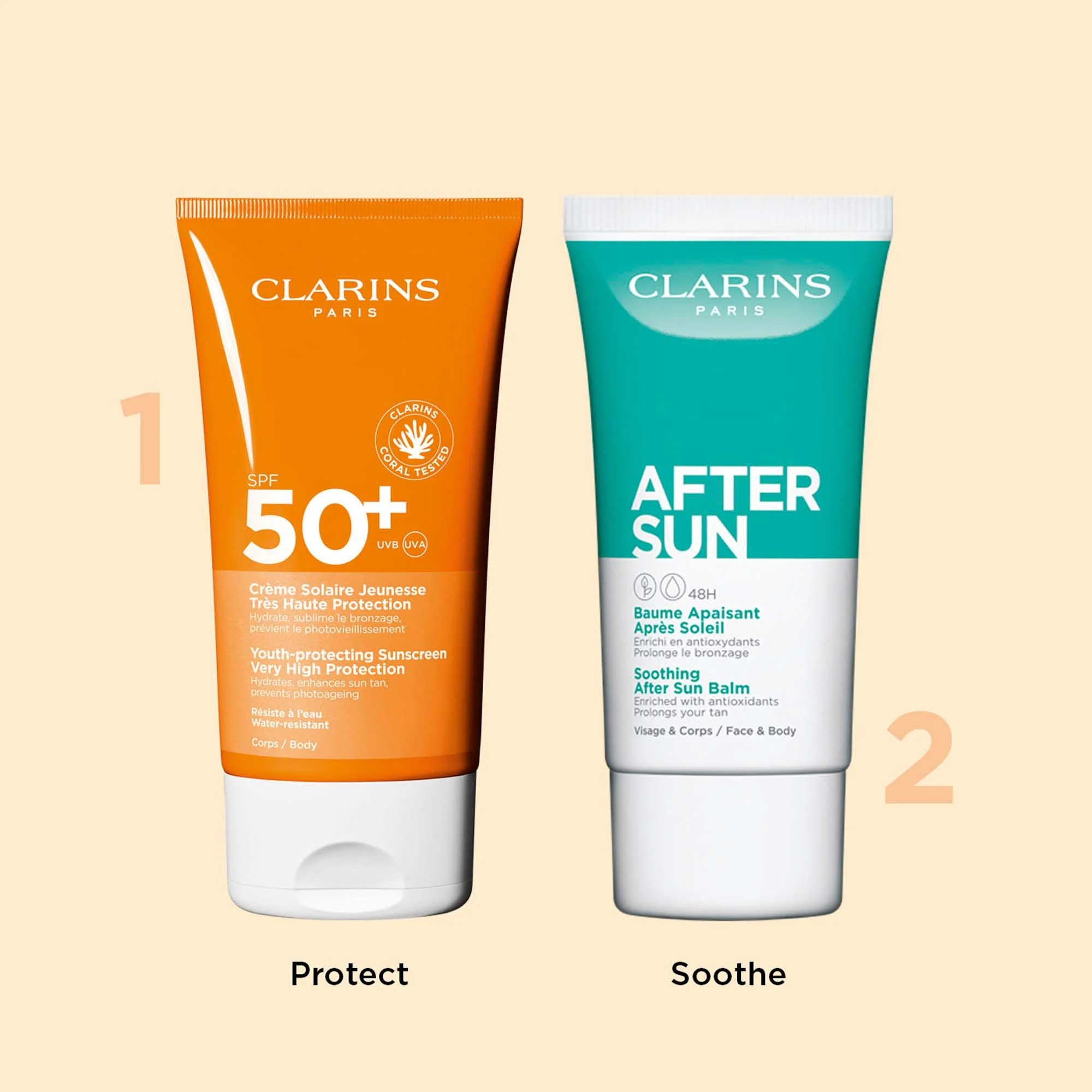 Clarins Youth-protecting Sunscreen Very High Protection for Body SPF50+ - Image 7