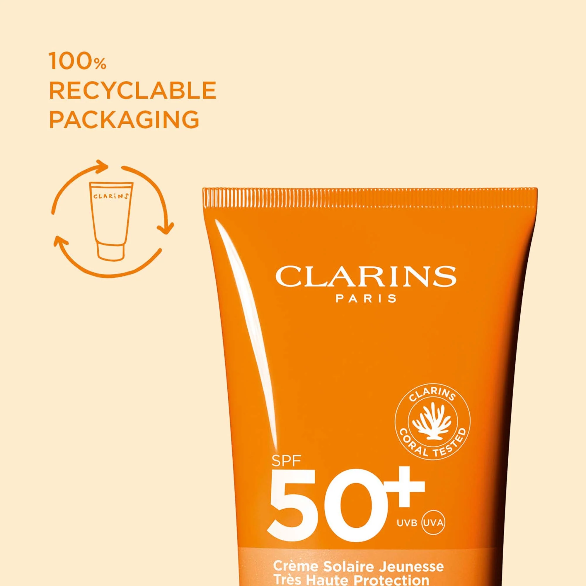 Clarins Youth-protecting Sunscreen Very High Protection for Body SPF50+ - Image 8