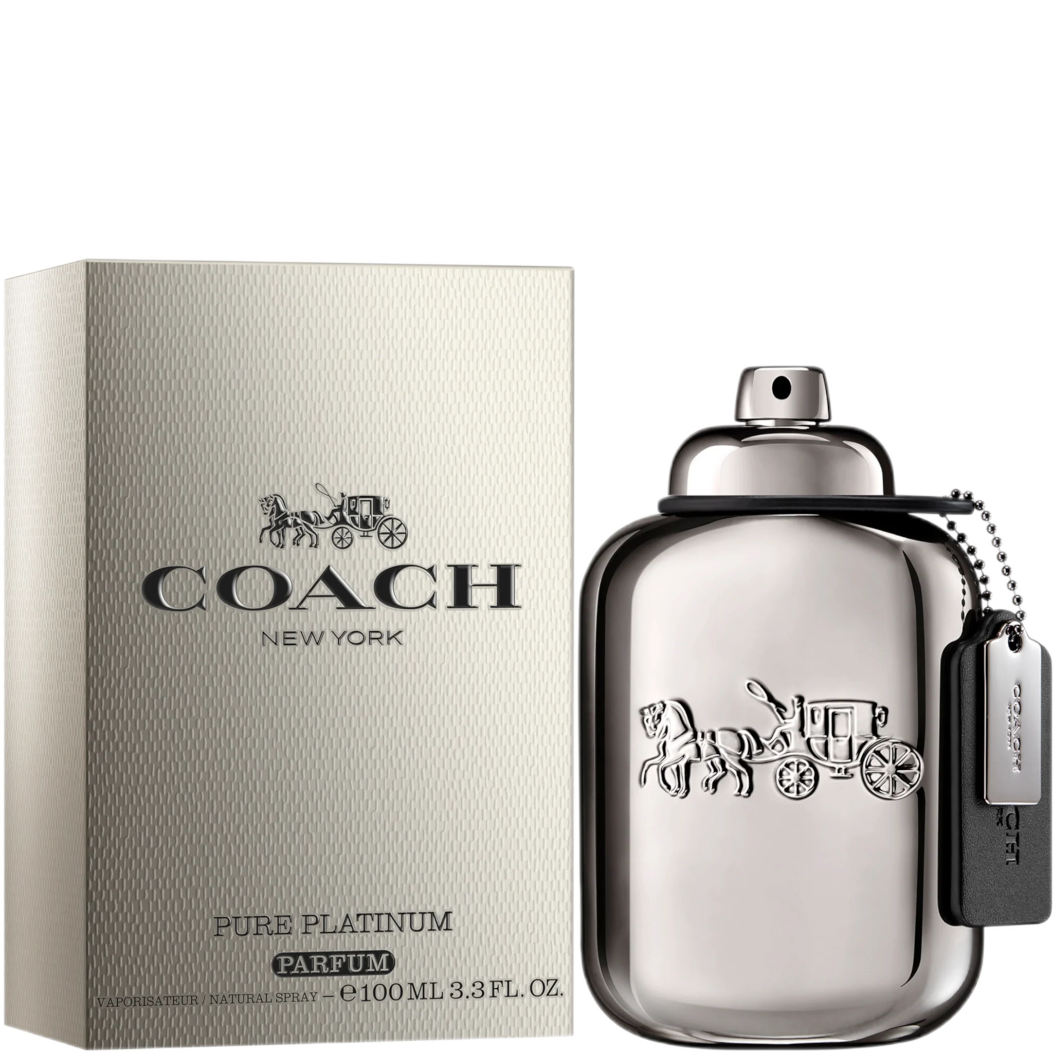 Coach For Men Pure Platinum Parfum Spray - Image 6