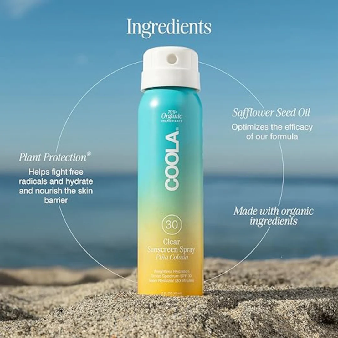 Coola Classic Sunscreen Spray Pina Colada SPF30 - Image 3