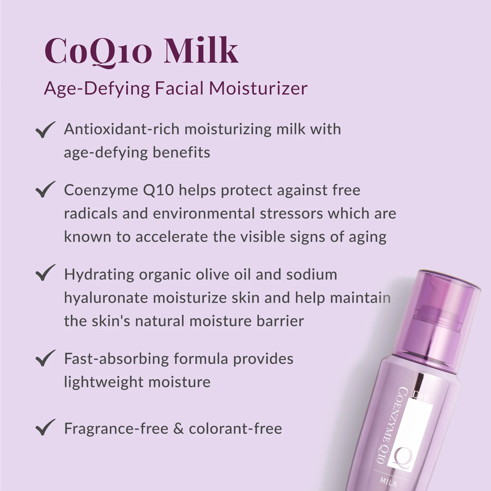 DHC Coenzyme Q10 Face Milk - Image 4