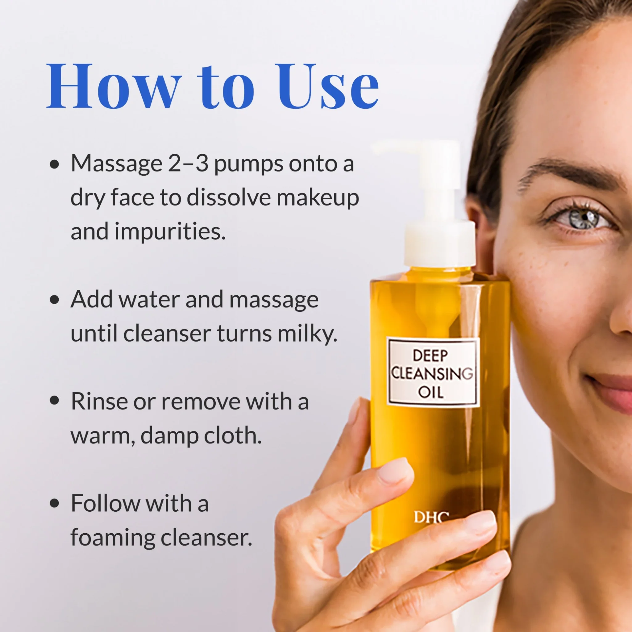 DHC Deep Cleansing Oil - Facial Cleanser - Image 10