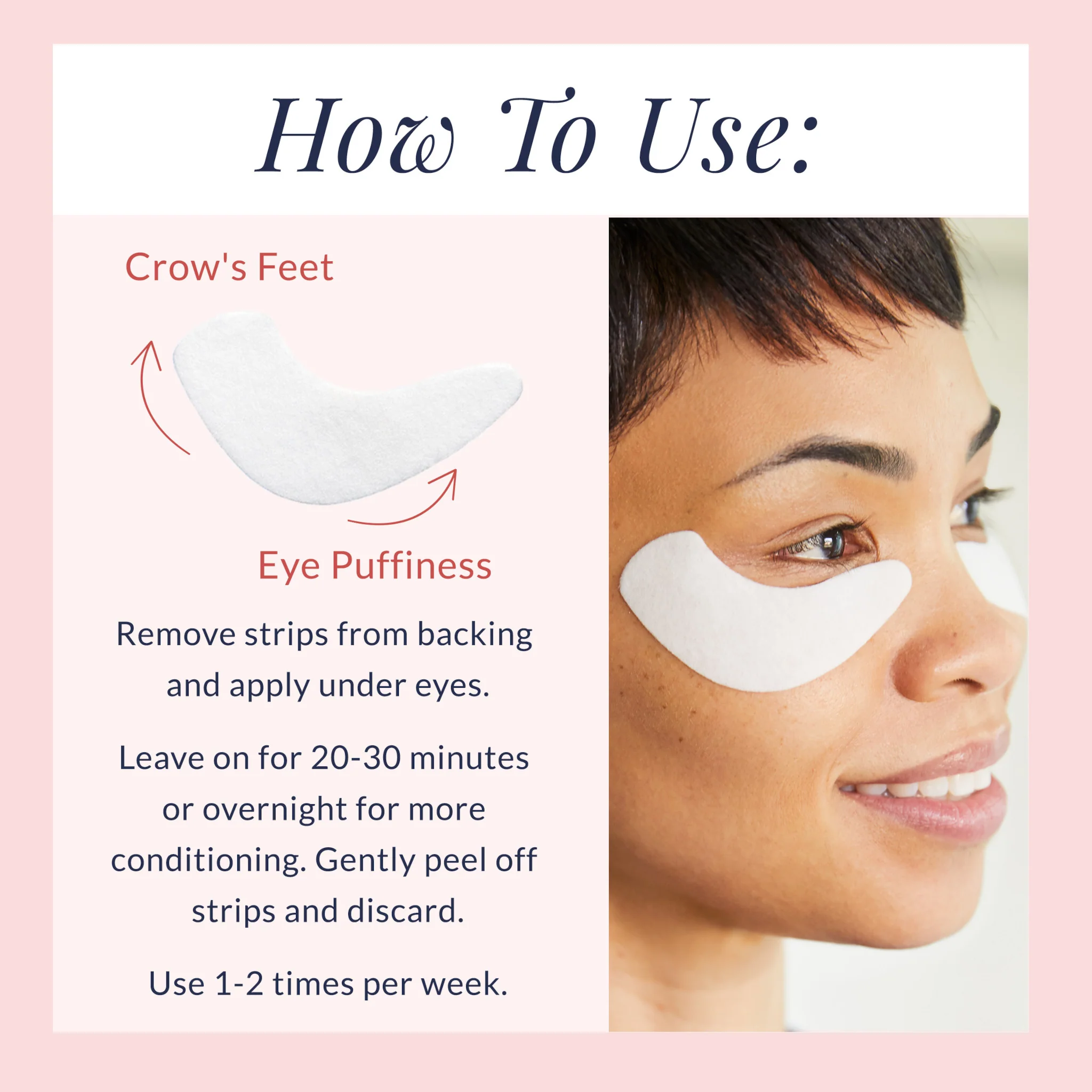 DHC Revitalizing Eye Moisture Strips: 2 Strips x 6 Pouches - Image 5