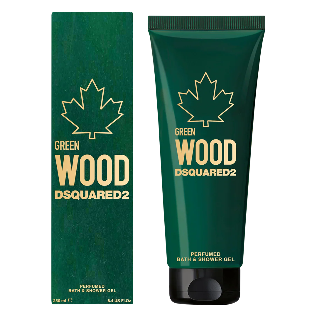 DSquared2 Green Wood Perfumed Bath & Shower Gel - Image 2