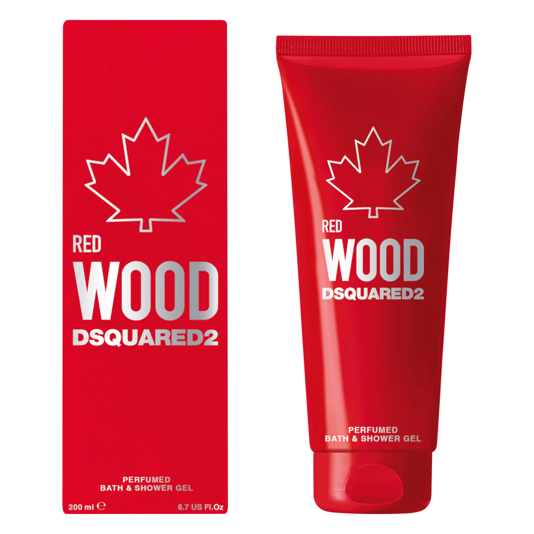 DSquared2 Red Wood Perfumed Bath & Shower Gel - Image 2