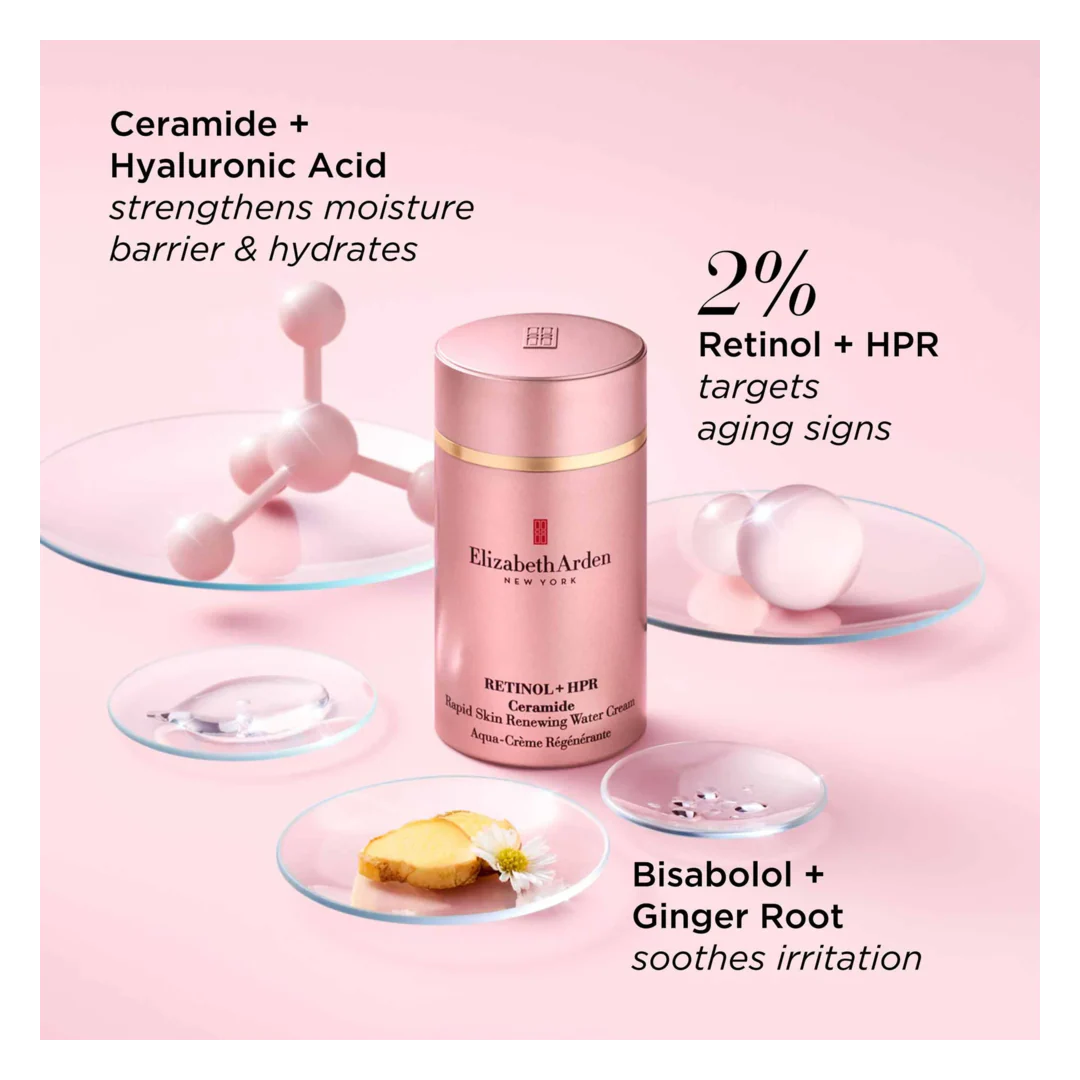 Elizabeth Arden Ceramide Retinol + HPR Ceramide Water Cream - Image 5
