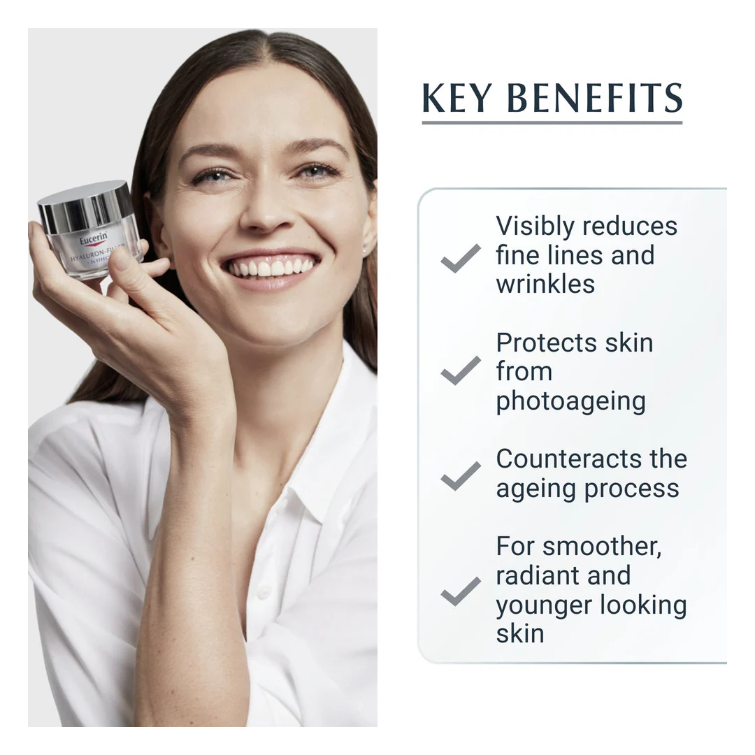 Eucerin Hyaluron-Filler Day Cream SPF30 for All Skin Types - Image 3