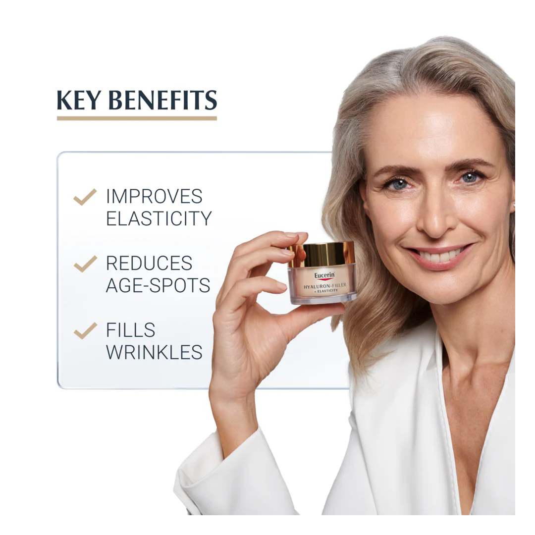 Eucerin Hyaluron-Filler + Elasticity Day Cream SPF15 - Image 3