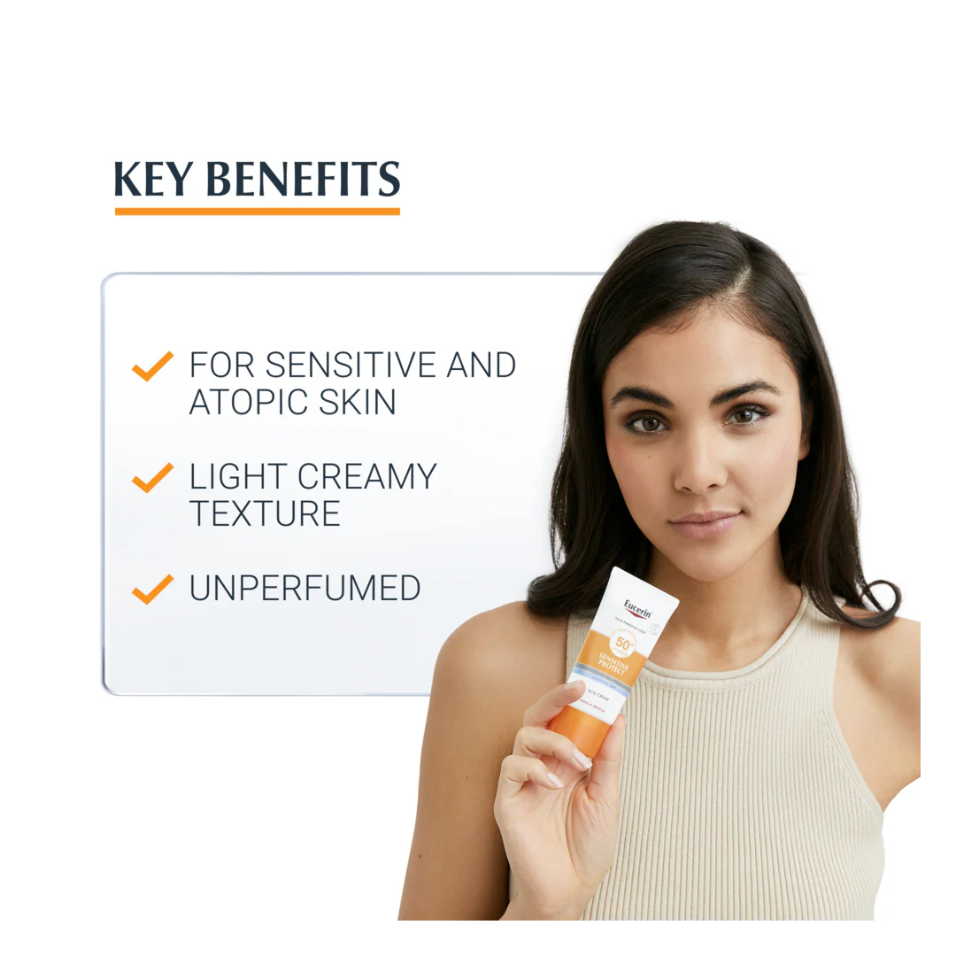 Eucerin Sensitive Protect Sun Cream SPF50+ - Image 3