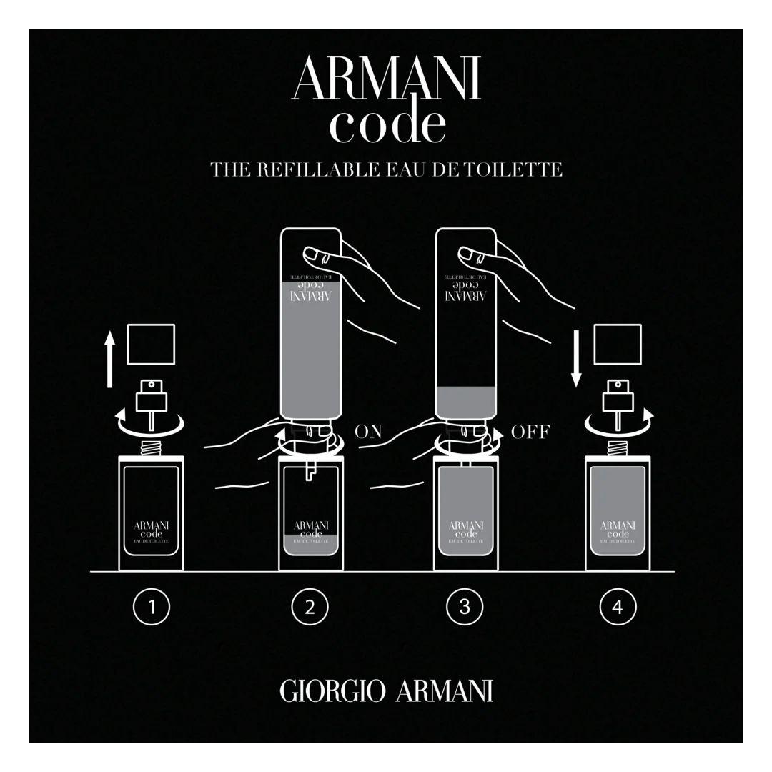 Giorgio Armani Code Eau de Toilette Refill - Image 4