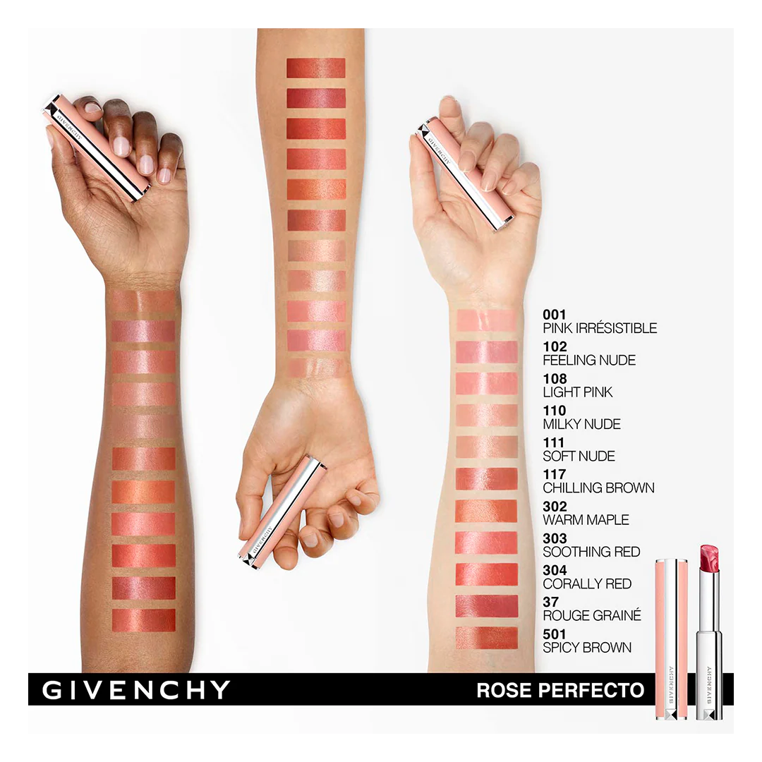 GIVENCHY Rose Perfecto Beautifying Lip Balm - Image 11