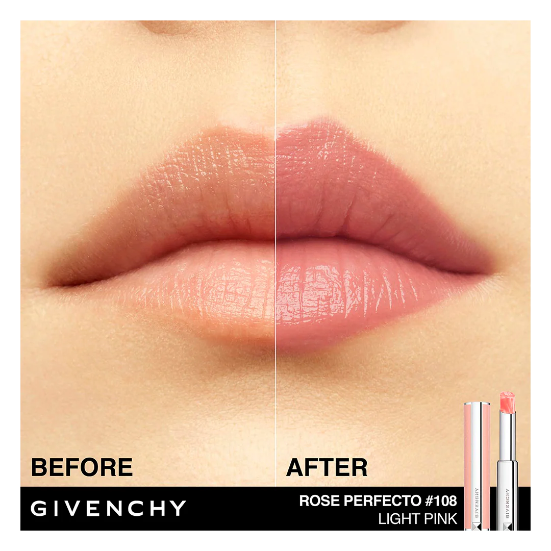 GIVENCHY Rose Perfecto Beautifying Lip Balm - Image 20