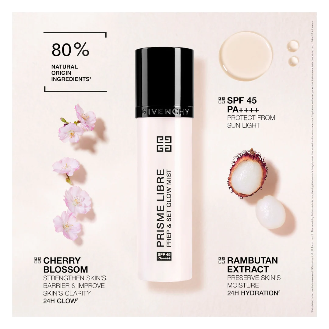 GIVENCHY Prisme Libre Prep & Set Glow Mist SPF45 - Image 2