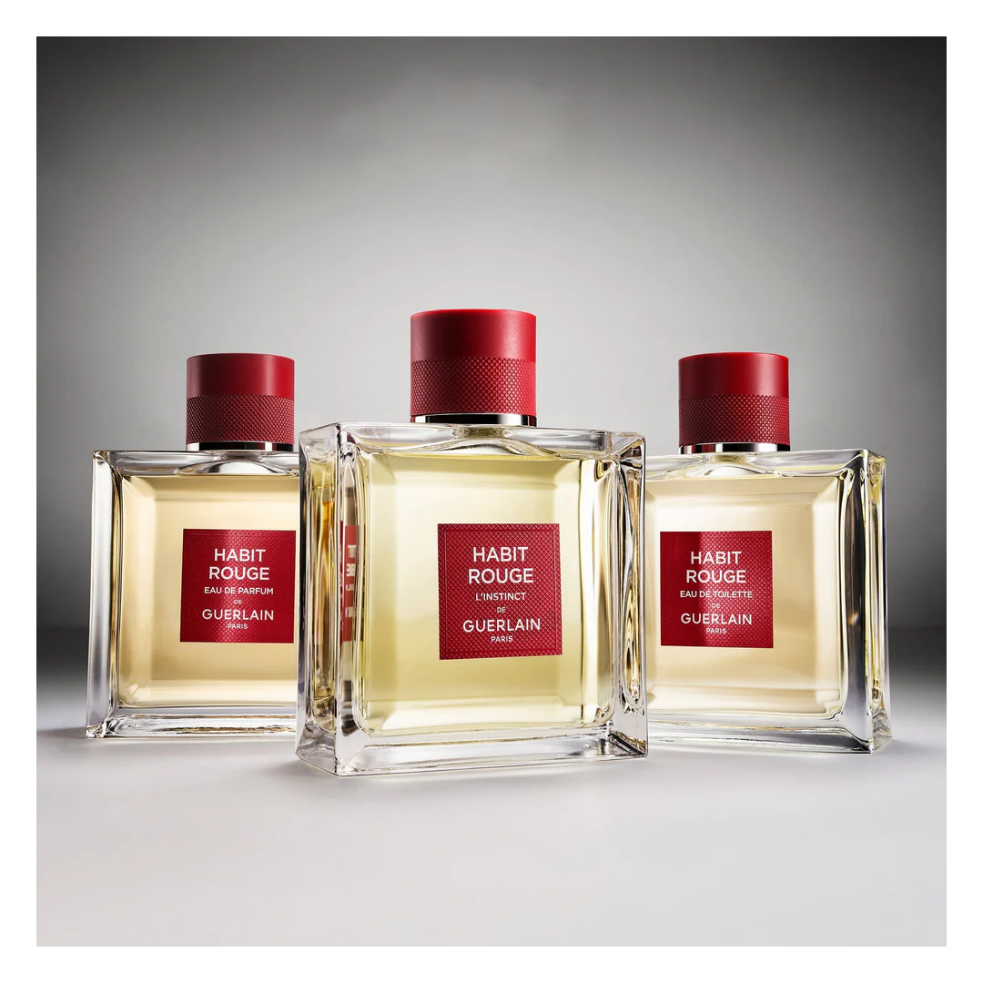 GUERLAIN Habit Rouge Eau de Toilette Spray 100ml Gift Set - Image 4