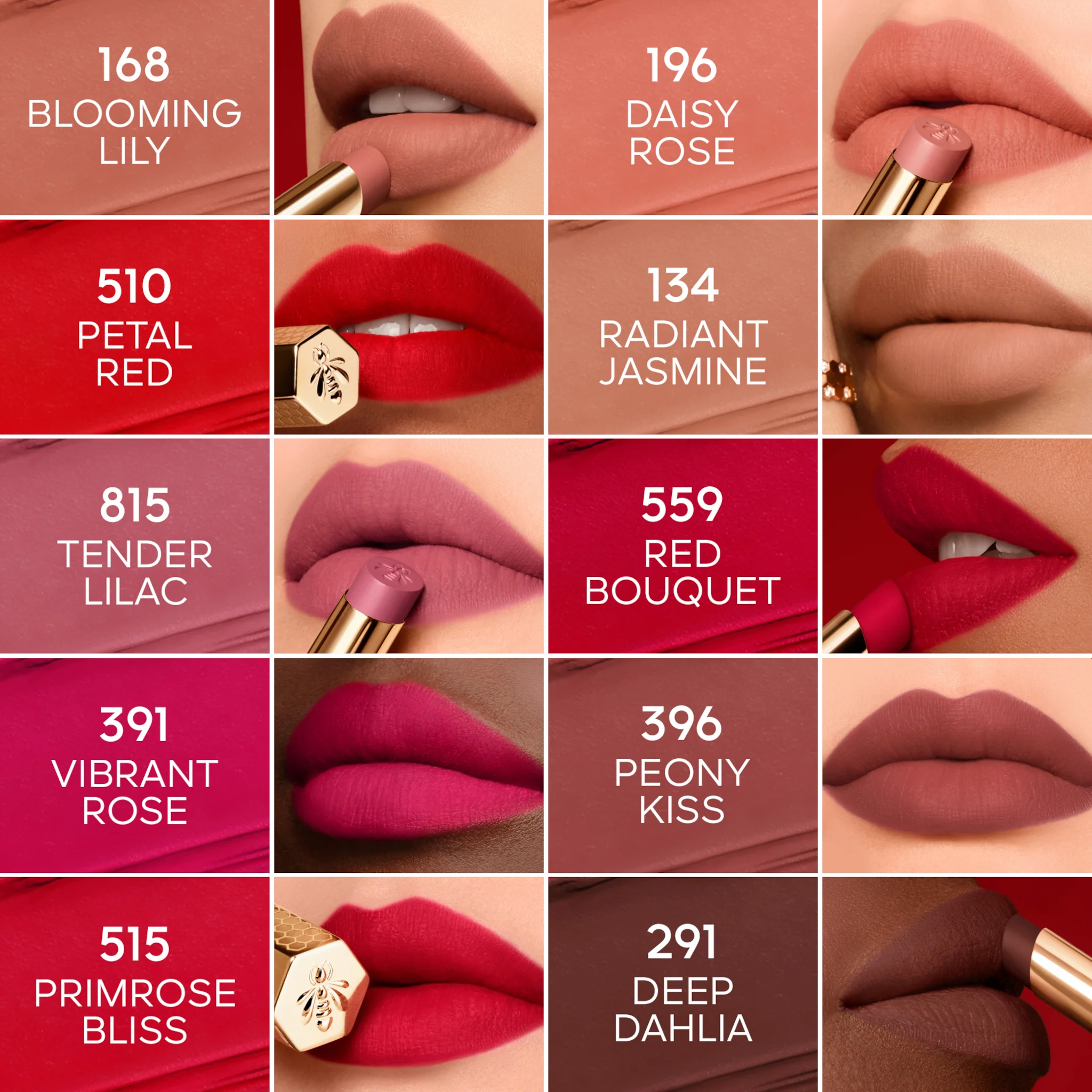 GUERLAIN KISSKISS Blur Matte Lipstick Refill - Image 45