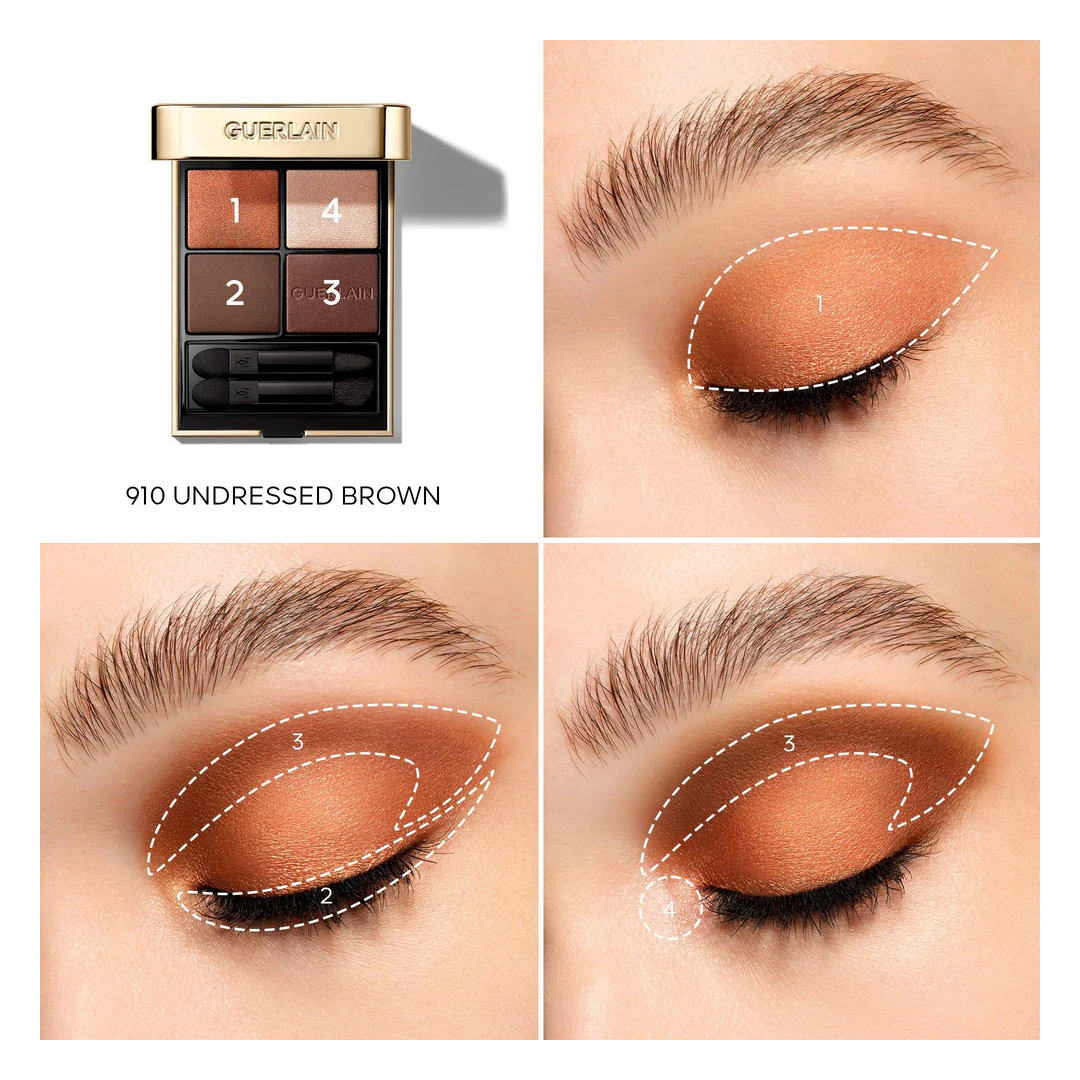GUERLAIN Ombres G Eyeshadow Quad - Nude Collection - Image 2