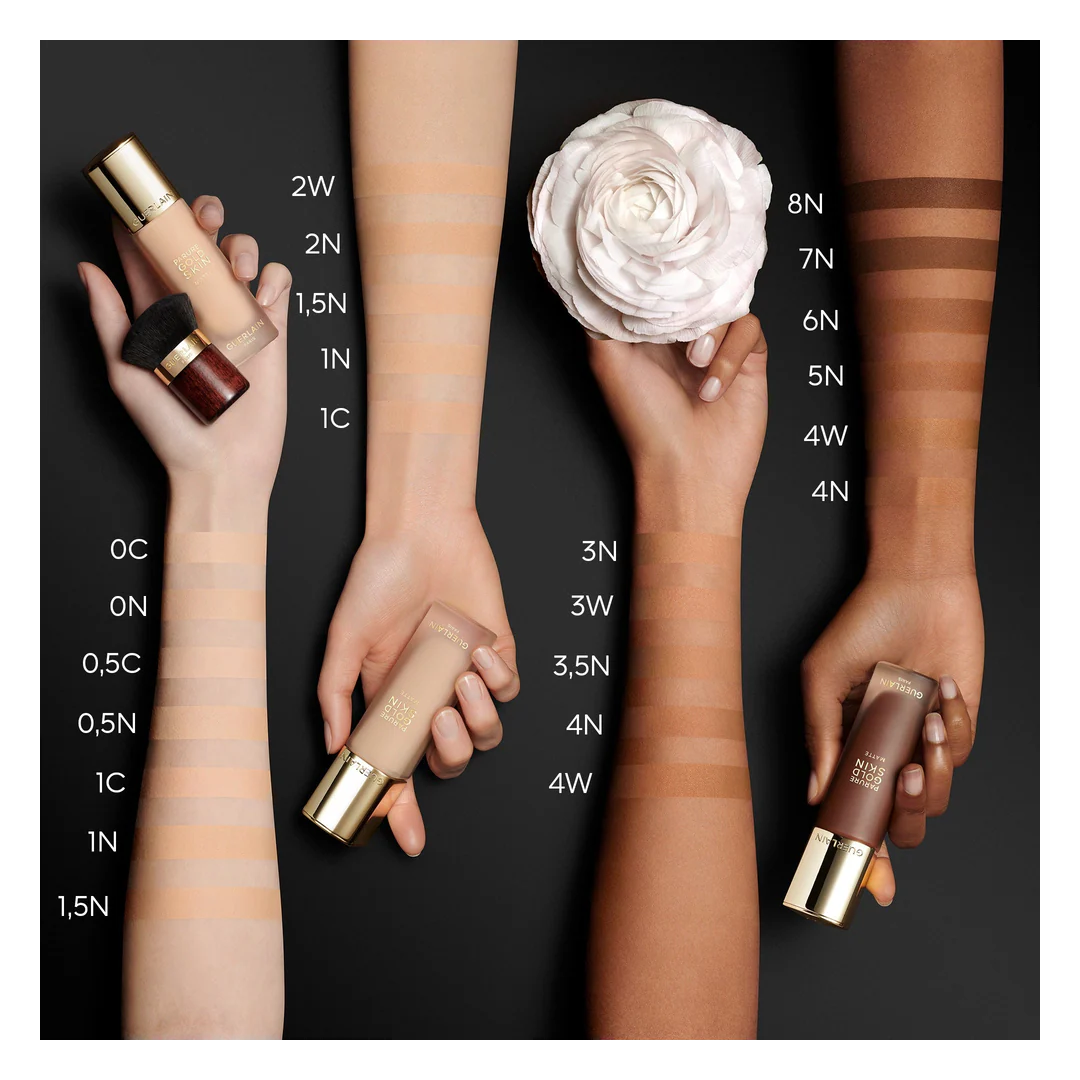 GUERLAIN Parure Gold Skin Matte No-Transfer Foundation - 24H Care & Wear SPF15 - Image 33