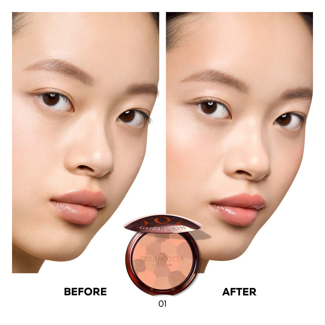 GUERLAIN Terracotta Light The Sun-Kissed Healthy Glow Bronzer Powder - Image 8