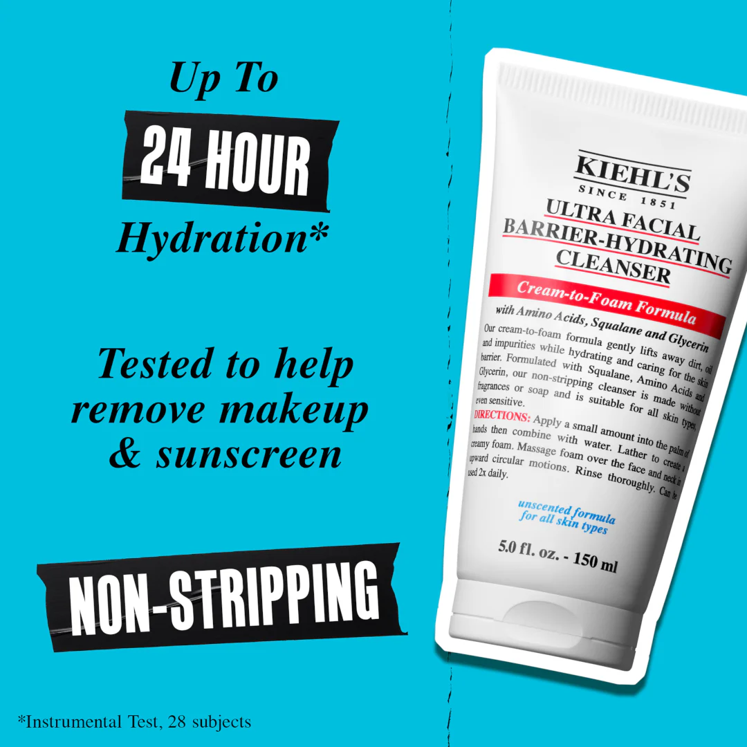 Kiehl's Ultra Facial Barrier-Hydrating Cleanser - Image 3