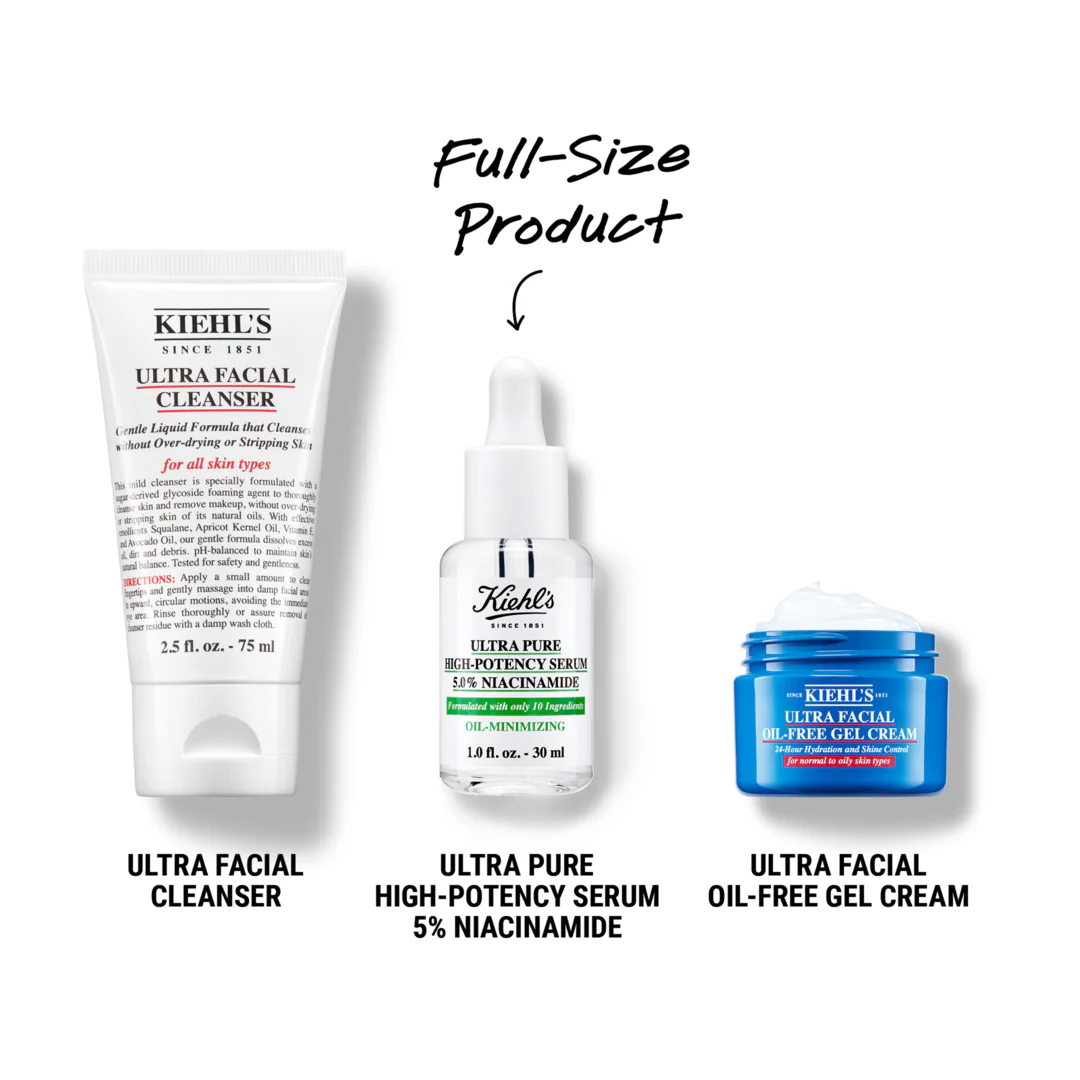Kiehl's Ultra Pure Stop-The-Shine Starter Set - Image 4