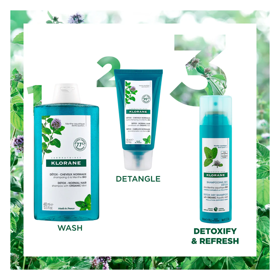 Klorane Aquatic Mint Detox Dry Shampoo - Image 4