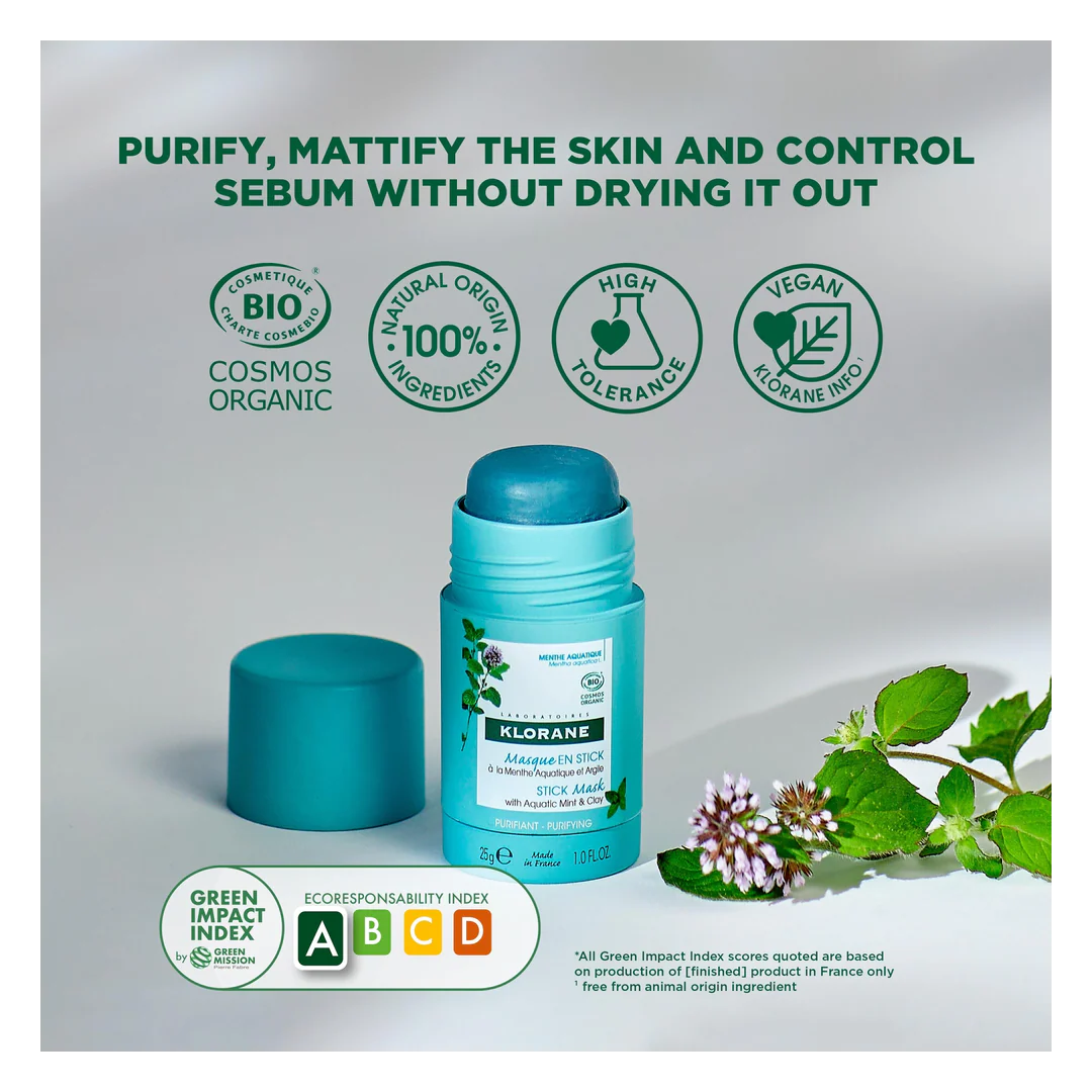Klorane Organic Mint Stick Mask - Image 2