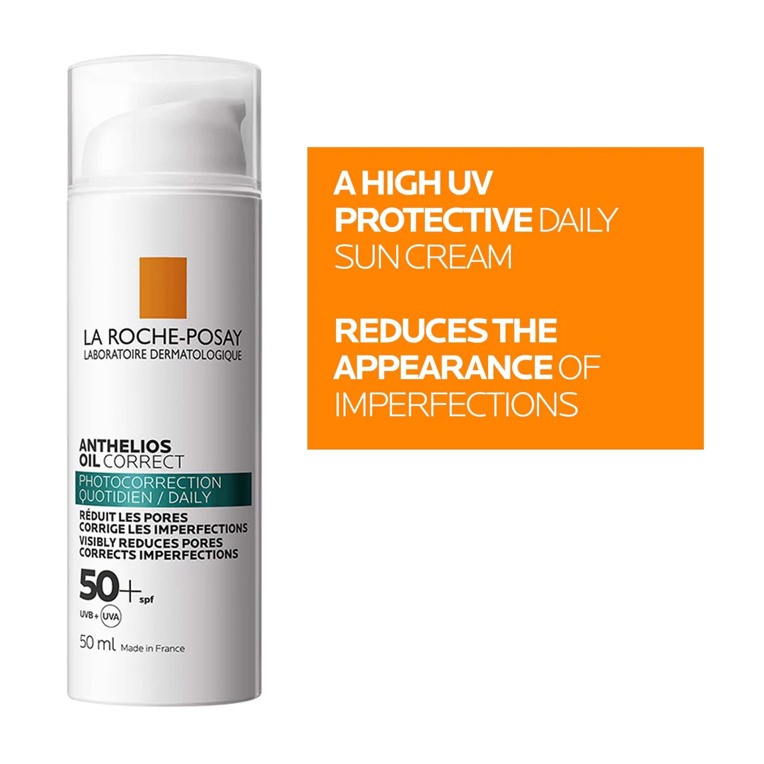 La Roche-Posay Anthelios Oil Correct Daily Gel-Cream SPF50+ - Image 3