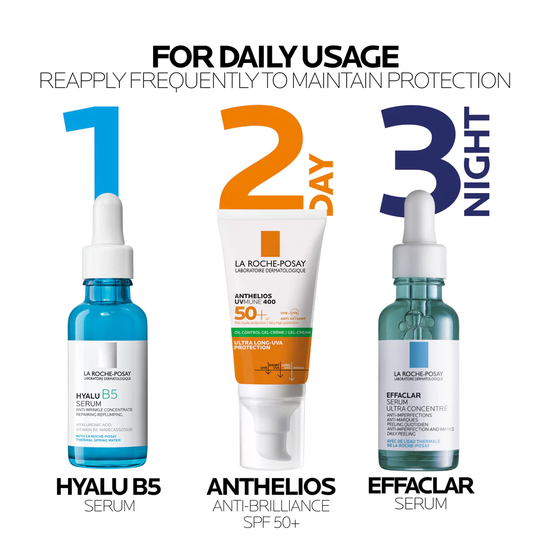 La Roche-Posay Anthelios UVMUNE 400 Oil Control Dry Touch Gel-Cream SPF50+ - Image 3